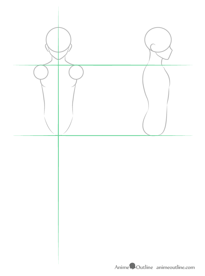 How to Draw Anime Male Body Step By Step Tutorial - AnimeOutline